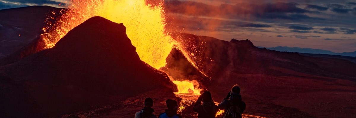 Visiting the Volcanic Eruption in Iceland