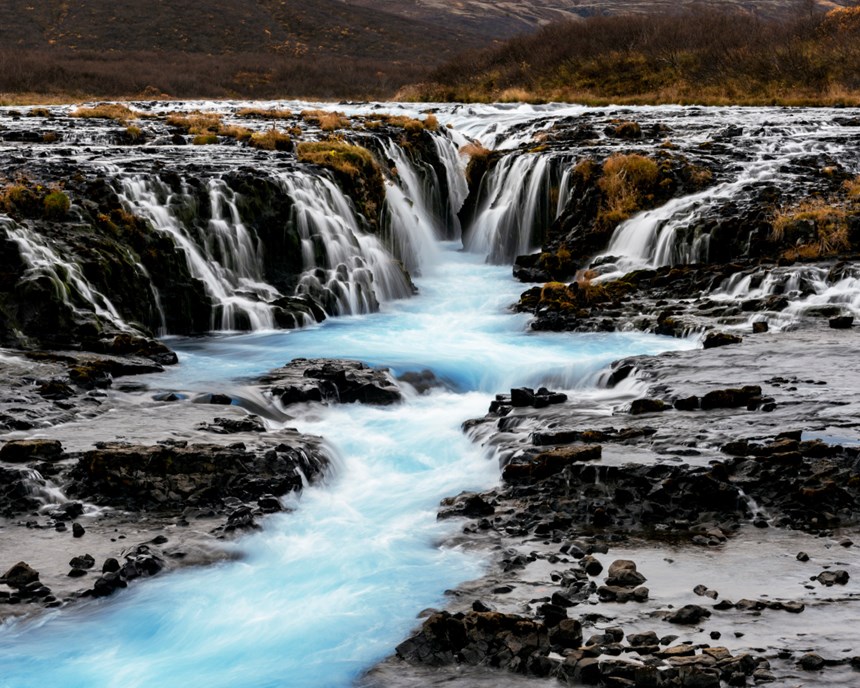 Brúarfoss Waterfall