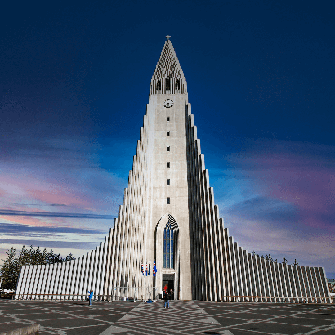 Hallgrimskirkja church in Reykjavik 