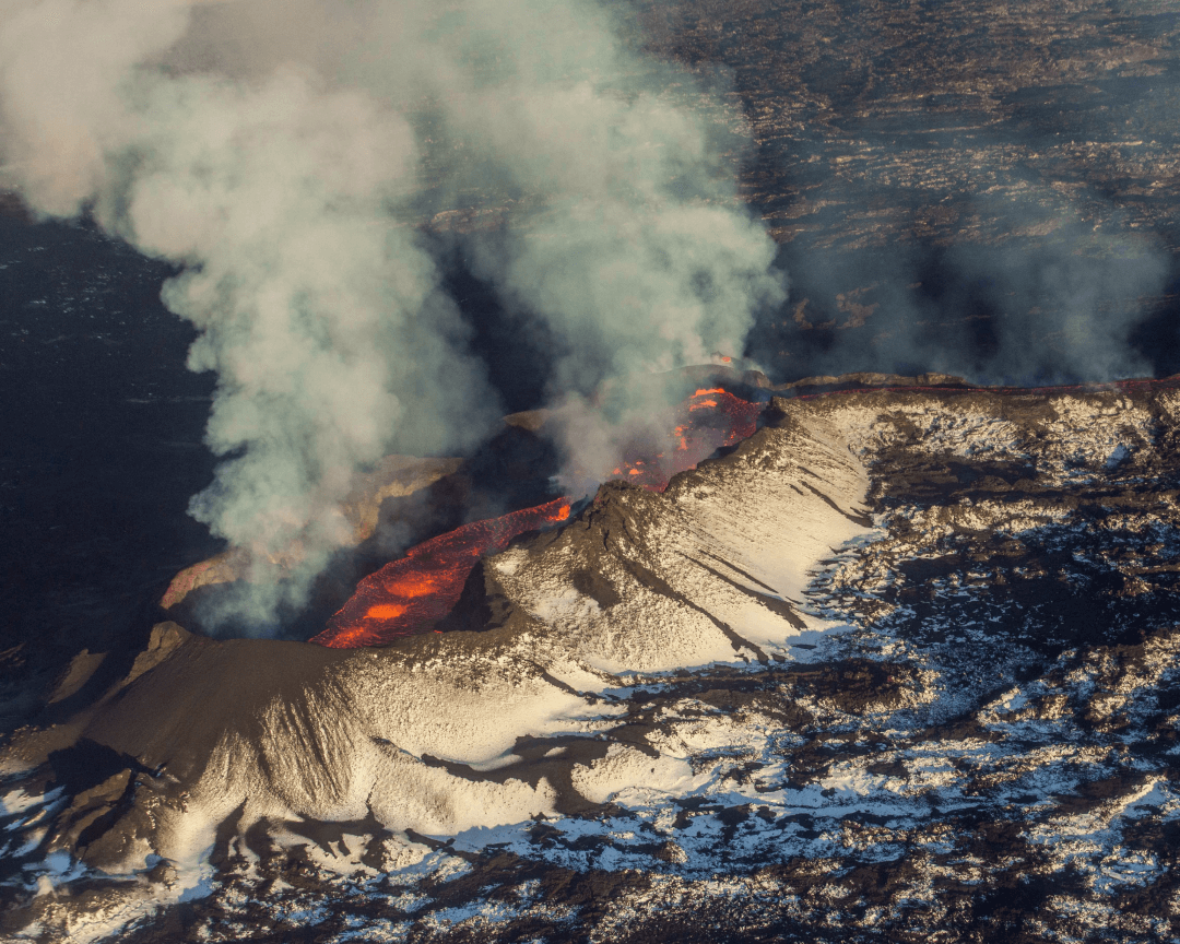 Holuhraun Volcano eruption in 2014, Iceland