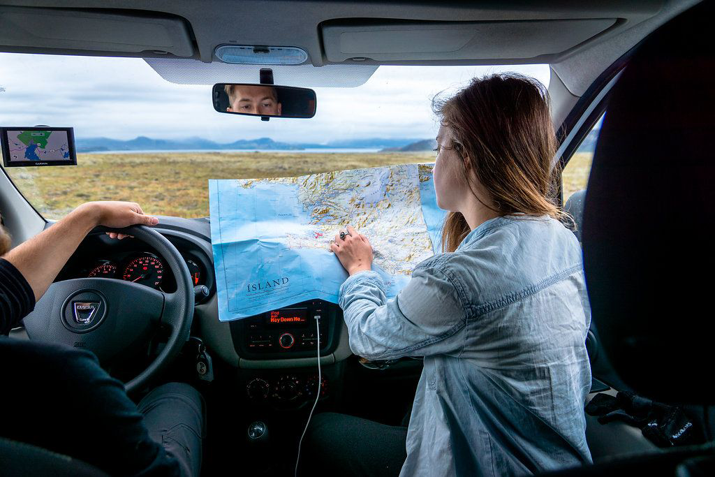 Iceland Map navigation